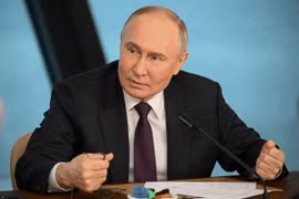 Tổng thống Nga Vladimir Putin. (Ảnh: AA/TTXVN)