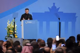 Tổng thống Ukraine Volodymyr Zelensky. (Nguồn: Getty Images)