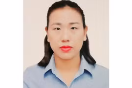Đối tượng Bùi Thị Hoài Anh, Giám đốc Ngân hàng MSB (Ngân hàng Thương mại Cổ phần Hàng Hải Việt Nam) chi nhánh Thanh Xuân. (Ảnh: TTXVN phát)