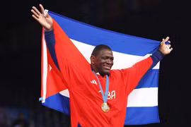 Mijaín López đi vào lịch sử Olympic. (Nguồn: Getty Images)