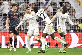 Real Madrid và Manchester City hòa kịch tính tại Bernabeu. (Nguồn: Getty Images)