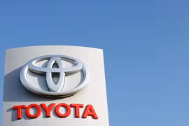 Biểu tượng hãng Toyota. (Nguồn: Reuters)