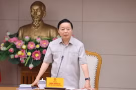 Phó Thủ tướng Chính phủ Trần Hồng Hà phát biểu chỉ đạo cuộc họp. (Ảnh: Văn Điệp/TTXVN)