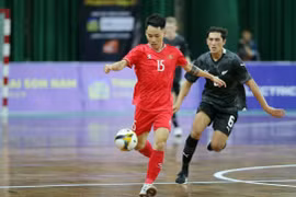 Tuyển Futsal Việt Nam hòa New Zealand ở ngày ra quân. (Nguồn: VTCNews)