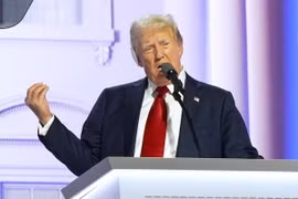 Cựu Tổng thống Mỹ Donald Trump. (Ảnh: Kyodo/TTXVN)
