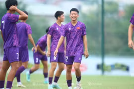 U20 Việt Nam sẵn sàng cho trận ra quân gặp U20 Bhutan. (Nguồn: VFF)
