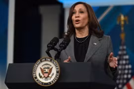 Phó Tổng thống Mỹ Kamala Harris. (Ảnh: AFP/TTXVN)