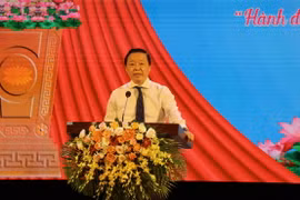 Phó Thủ tướng Chính phủ Trần Hồng Hà phát biểu tại lễ phát động. (Ảnh: Tường Vi/TTXVN)