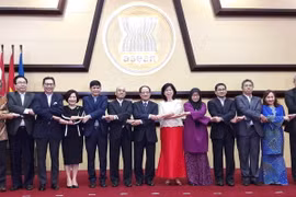 Đại diện các Phái đoàn thường trực tại ASEAN. (Ảnh: CTV)