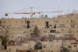 Khu định cư cho người Do Thái ở Jerusalem ngày 16/1/2011. (Ảnh: AP/TTXVN)