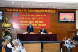 Thủ tướng Nguyễn Xuân Phúc đến dự và phát biểu chỉ đạo. (Ảnh: Vũ Sinh/TTXVN)