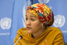 Bà Amina Mohammed. (Nguồn: Aitonline.tv)