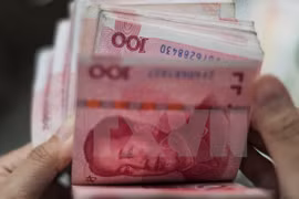 Đồng nhân dân tệ. (Nguồn: AFP/TTXVN)
