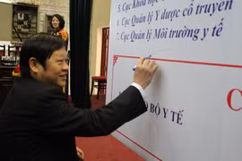 Thứ trưởng Bộ Y tế Nguyễn Viết Tiến. (Ảnh: PV/Vietnam+)