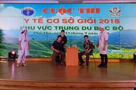 Một tiết mục tham gia cuộc thi. (Ảnh: PV/Vietnam+)