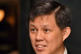 Bộ trưởng Thương mại và Công nghiệp Singapore Chan Chun Sing. (Ảnh: AFP/TTXVN)