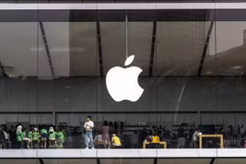 Cửa hàng của Apple tại Quảng Châu, tỉnh Quảng Đông của Trung Quốc ngày 12/7 vừa qua. (Nguồn: EPA-EFE/TTXVN)