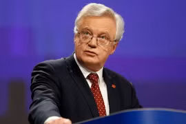 Bộ trưởng phụ trách Brexit của Anh David Davis. (Ảnh: THX/TTXVN)