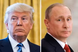 Tổng thống Mỹ Donald Trump và Tổng thống Nga Vladimir Putin. (Ảnh: EPA/TTXVN)