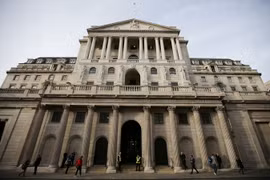 Trụ sở BoE tại thủ đô London. (Ảnh: AFP/TTXVN)