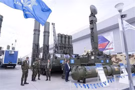 Vũ khí hiện đại được giới thiệu tại Army-2019. (Ảnh: Hồng Quân/TTXVN)