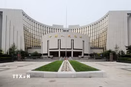 Trụ sở ngân hàng PBoC. (Nguồn: THX/TTXVN)