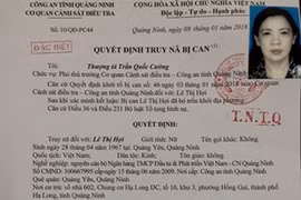 Truy nã đối tượng làm giả con dấu, tài liệu của cơ quan tổ chức