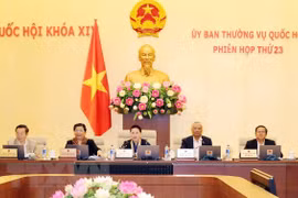 Một phiên họp của Ủy ban Thường vụ Quốc hội. (Nguồn: TTXVN)