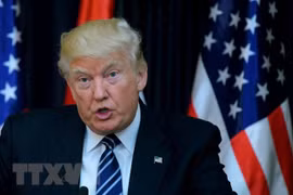 Tổng thống Mỹ Donald Trump. (Nguồn: AFP/TTXVN)