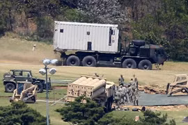 Hệ thống THAAD của Mỹ tại Hàn Quốc. (Nguồn: AFP/TTXVN)