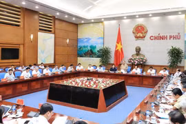 Quang cảnh buổi làm việc. (Ảnh: Thống Nhất/TTXVN)