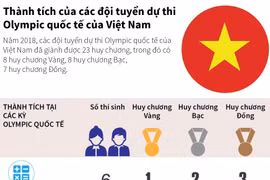 Thành tích của các đội tuyển dự thi Olympic quốc tế.