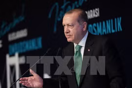 Tổng thống Thổ Nhĩ Kỳ Tayyip Erdogan. (Nguồn: AFP/TTXVN)