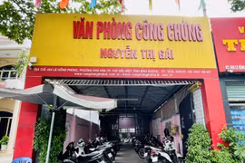 Văn phòng Công chứng Nguyễn Thị Gái. (Nguồn: Báo Điện tử Đại biểu Nhân dân)