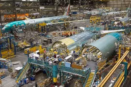 Một nhà máy sản xuất của Boeing. (Nguồn: thehill.com)