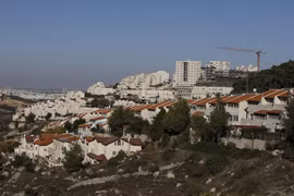 Quang cảnh khu định cư Efrat của Israel ở gần thành phố Bethlehem, Bờ Tây ngày 19/11/2019. (Ảnh: AFP/TTXVN)