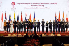 Hội nghị Cấp bộ trưởng về Hiệp định Đối tác kinh tế toàn diện khu vực (RCEP). (Nguồn: Hữu Kiên/TTXVN)