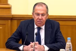 Ngoại trưởng Sergei Lavrov. (Ảnh: Quang Vinh/TTXVN)