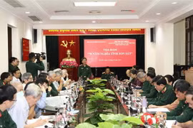 Quang cảnh buổi tọa đàm. (Ảnh: Văn Điệp/TTXVN)