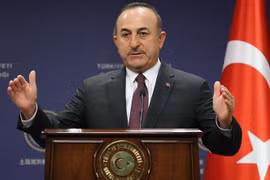 Ngoại trưởng Thổ Nhĩ Kỳ Mevlut Cavusoglu. (Ảnh: AFP/TTXVN)
