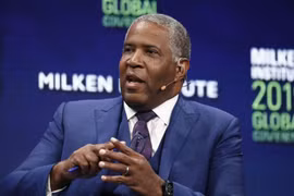 Doanh nhân người Mỹ gốc Phi Robert F. Smith. (Nguồn: Bloomberg)