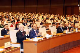 [Photo] Quang cảnh phiên khai mạc Kỳ họp thứ Tám, Quốc hội khóa XIV