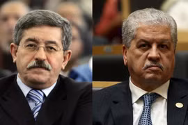 Cựu Thủ tướng Ahmed Ouyahia (trái) và cựu Thủ tướng Abdelmalek Sellal. (Nguồn: Reuters)