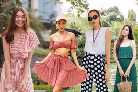 Cùng ngắm street style phóng khoáng của mỹ nhân Việt