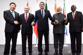 Lãnh đạo các nước nhóm BRICS. (Nguồn: indiatoday.in)