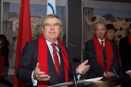 Chủ tịch IOC, Thomas Bach. (Nguồn: koreaherald.com)