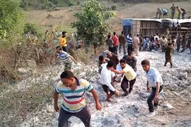 Hiện trường một vụ tai nạn tại Ấn Độ. (Nguồn: theweek.in)