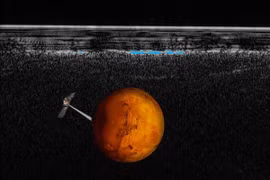 Tàu Mars Express thám hiểm Sao Hỏa. (Nguồn: ESA)