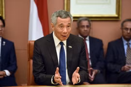 Thủ tướng Singapore Lý Hiển Long. (Ảnh: AFP/TTXVN)