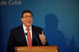 Bộ trưởng Ngoại giao Cuba Bruno Rodriguez. (Ảnh: AFP/TTXVN)